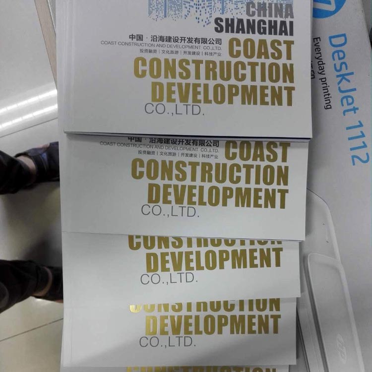 沿海建設開發公司高端行畫冊設計印刷